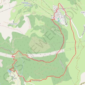 Itinéraire Le circuit du Lac de Saint-Apollinaire, distance, dénivelé, altitude, carte, profil, trace GPS