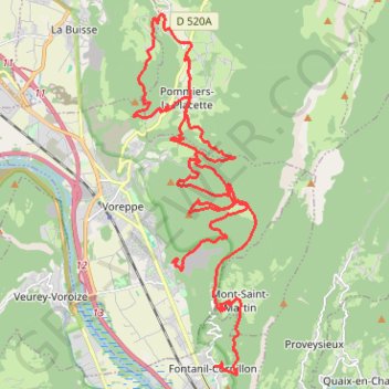 Itinéraire Le grand Ratz, distance, dénivelé, altitude, carte, profil, trace GPS