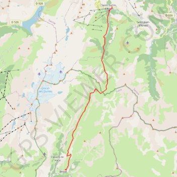 Itinéraire Col des Prés Nouveaux, distance, dénivelé, altitude, carte, profil, trace GPS