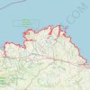 Itinéraire GR®34 de Saint-Brieuc à Morlaix, distance, dénivelé, altitude, carte, profil, trace GPS