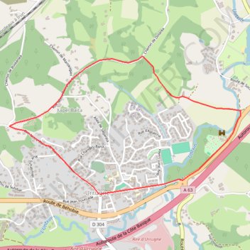 Itinéraire Le circuit de Sokorri, distance, dénivelé, altitude, carte, profil, trace GPS