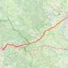 Itinéraire Thiers - Roanne, distance, dénivelé, altitude, carte, profil, trace GPS