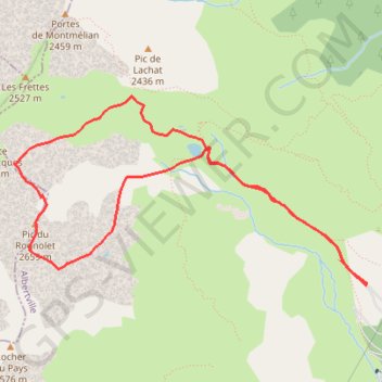 Itinéraire Pic du Rognolet, distance, dénivelé, altitude, carte, profil, trace GPS