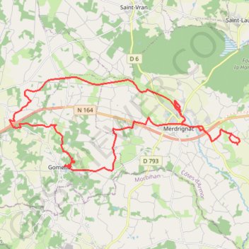 Itinéraire Gravel dans l'après-midi, distance, dénivelé, altitude, carte, profil, trace GPS