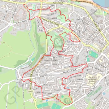 Itinéraire 1 - 8_km_randonnee, distance, dénivelé, altitude, carte, profil, trace GPS