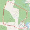Itinéraire Brocas - Les Trepèdes, distance, dénivelé, altitude, carte, profil, trace GPS