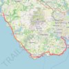 Itinéraire La Littorale : Guidel-Plages - Lorient, distance, dénivelé, altitude, carte, profil, trace GPS