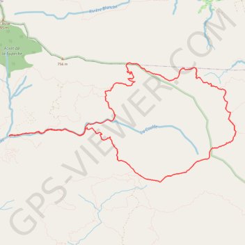 Itinéraire Tour du bassin de la Coulée, distance, dénivelé, altitude, carte, profil, trace GPS