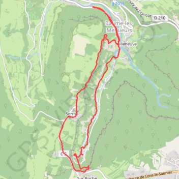Itinéraire Sentier du Dard, distance, dénivelé, altitude, carte, profil, trace GPS