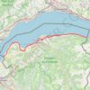 Itinéraire Tour du Léman, distance, dénivelé, altitude, carte, profil, trace GPS