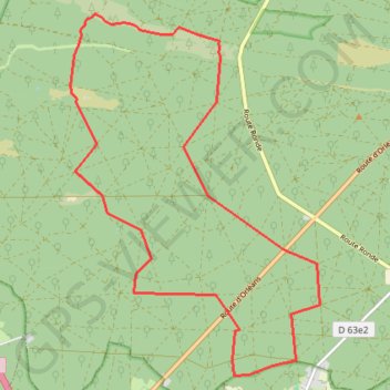 Itinéraire Les Grands Feuillards, distance, dénivelé, altitude, carte, profil, trace GPS
