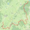 Itinéraire Haut Charolais - Martigny-le-Comte - Le Rousset, distance, dénivelé, altitude, carte, profil, trace GPS