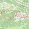 Itinéraire Alzen par col des Marous et Nescus, distance, dénivelé, altitude, carte, profil, trace GPS