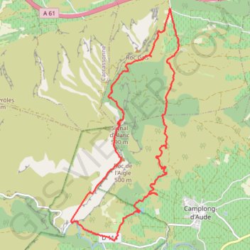 Itinéraire Gorges du Congoust, distance, dénivelé, altitude, carte, profil, trace GPS