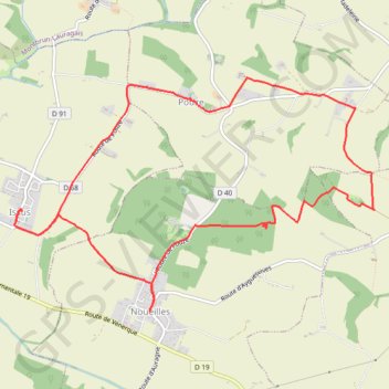 Itinéraire Boucle d'Issus, distance, dénivelé, altitude, carte, profil, trace GPS