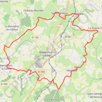 Itinéraire NEW ACT BAT PART 2-8732834, distance, dénivelé, altitude, carte, profil, trace GPS
