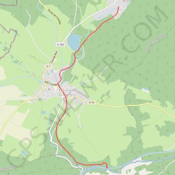 Itinéraire Voie verte des tuileries - Passavant-la-Rochère - Vosges du sud, distance, dénivelé, altitude, carte, profil, trace GPS