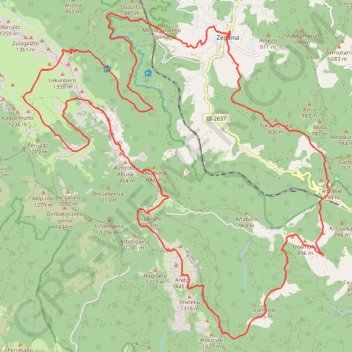 Itinéraire Fuentes Zegama Aizkorri, distance, dénivelé, altitude, carte, profil, trace GPS