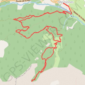 Itinéraire Vallon du siguret, distance, dénivelé, altitude, carte, profil, trace GPS