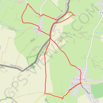 Itinéraire La campagne autour d’Epping, distance, dénivelé, altitude, carte, profil, trace GPS