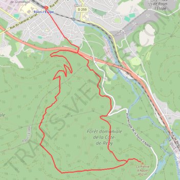 Itinéraire Raon-l'Etape - Pierre-d'Appel, distance, dénivelé, altitude, carte, profil, trace GPS