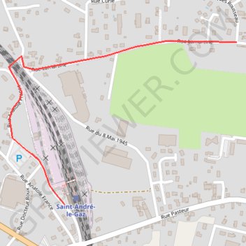 Itinéraire CARP Tronçon 2, distance, dénivelé, altitude, carte, profil, trace GPS