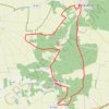 Itinéraire Le Vaudoué-Boissy aux Cailles - Le Vaudoué (77), distance, dénivelé, altitude, carte, profil, trace GPS