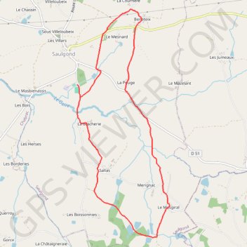 Itinéraire Balade autour du Goire, distance, dénivelé, altitude, carte, profil, trace GPS