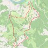 Itinéraire Veyrines-de-Domme, distance, dénivelé, altitude, carte, profil, trace GPS