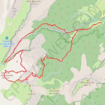 Itinéraire Le Sommet (crête) de Peyre Rougem, distance, dénivelé, altitude, carte, profil, trace GPS