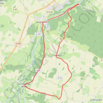 Itinéraire Boucle des 3 Maréchaux - Broglie, distance, dénivelé, altitude, carte, profil, trace GPS