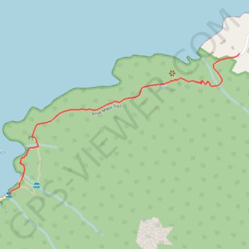 Itinéraire Randonnée - Anse Major Trail, distance, dénivelé, altitude, carte, profil, trace GPS