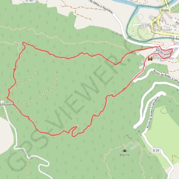 Itinéraire La rouvierette, distance, dénivelé, altitude, carte, profil, trace GPS