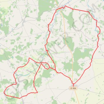 Itinéraire Challenge du Centre - Au Pays de Levroux (Indre), distance, dénivelé, altitude, carte, profil, trace GPS