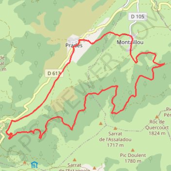 Itinéraire Lo Castel, distance, dénivelé, altitude, carte, profil, trace GPS