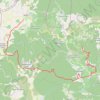 Itinéraire Barjac - Méjannes - Cornillon - Barjac, distance, dénivelé, altitude, carte, profil, trace GPS