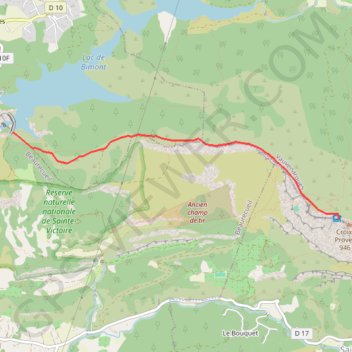 Itinéraire Croix, distance, dénivelé, altitude, carte, profil, trace GPS