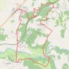 Itinéraire Suaux sentier les Vallées, distance, dénivelé, altitude, carte, profil, trace GPS