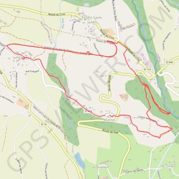 Itinéraire Randonnée des 10ans Manse, distance, dénivelé, altitude, carte, profil, trace GPS