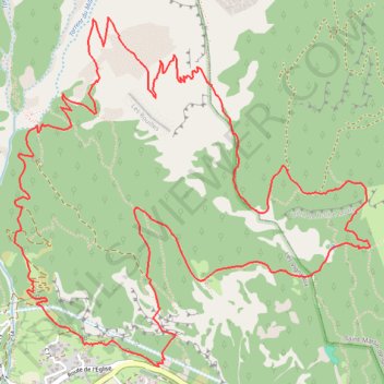 Itinéraire les Vigneaux, distance, dénivelé, altitude, carte, profil, trace GPS