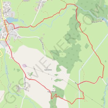 Itinéraire Les Founs, la tourbière et le Rocher du Diable - Arvieu, distance, dénivelé, altitude, carte, profil, trace GPS