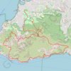Itinéraire Calanques de Marseille, distance, dénivelé, altitude, carte, profil, trace GPS