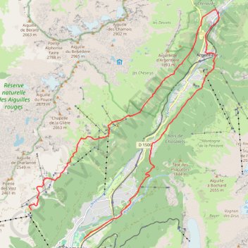 Itinéraire Cross du Mont-Blanc, distance, dénivelé, altitude, carte, profil, trace GPS
