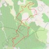 Itinéraire De Salernes à Aups par le Trou du Diable, distance, dénivelé, altitude, carte, profil, trace GPS