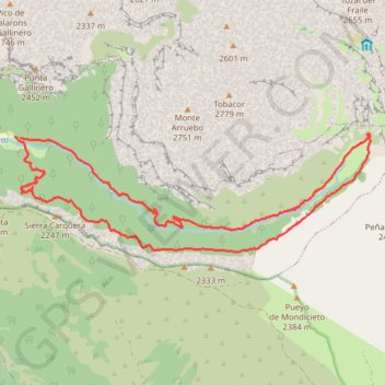 Itinéraire Faja de Pelay canyon de Ordesa, distance, dénivelé, altitude, carte, profil, trace GPS