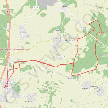 Itinéraire 16-271, distance, dénivelé, altitude, carte, profil, trace GPS