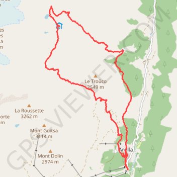 Itinéraire Cabane des Aiguilles rouges d'Arolla, distance, dénivelé, altitude, carte, profil, trace GPS