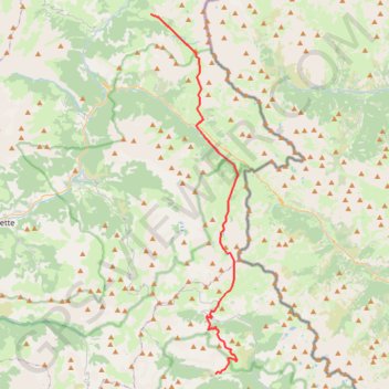 Itinéraire Fouillouse-Saint Dalmas Le Selvage, distance, dénivelé, altitude, carte, profil, trace GPS