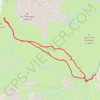Itinéraire Le col de l'Iou, distance, dénivelé, altitude, carte, profil, trace GPS