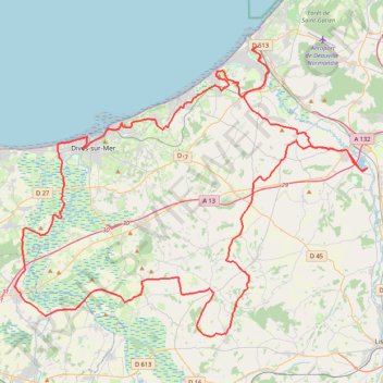 Itinéraire Le tour du Pays D'Auge à vélo, distance, dénivelé, altitude, carte, profil, trace GPS